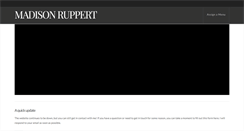 Desktop Screenshot of madisonruppert.com