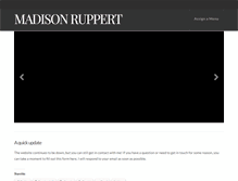 Tablet Screenshot of madisonruppert.com